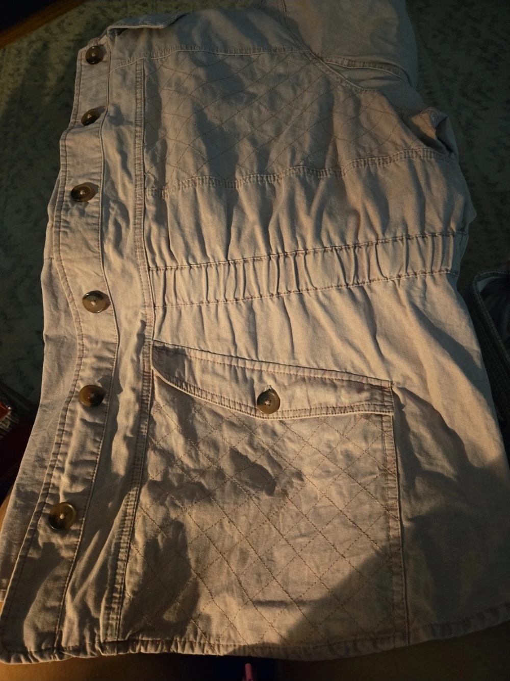 Women’s Dusty Rose Button-Front Jeans Jacket